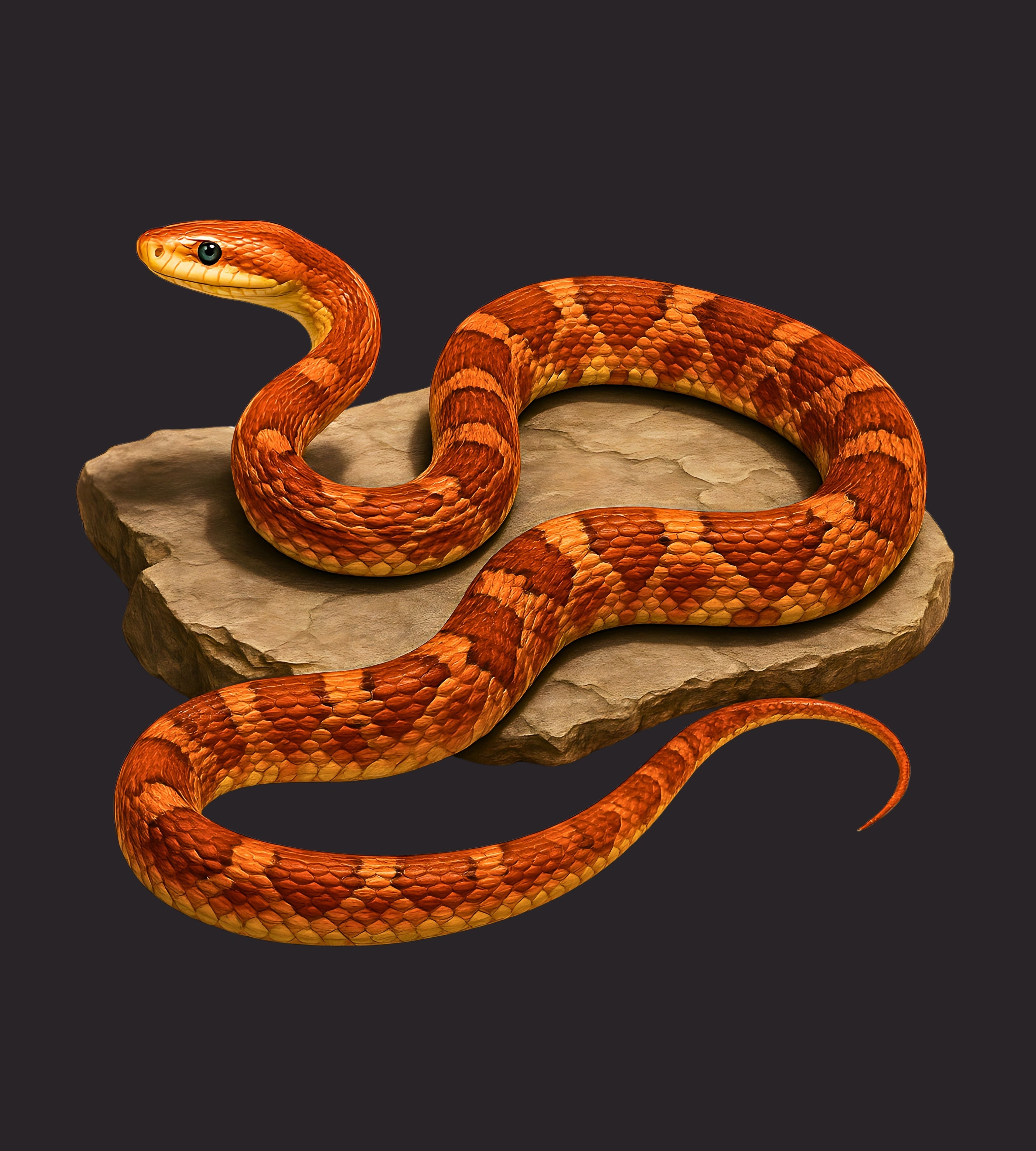 Kornnatter (Pantherophis guttatus)