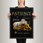 Poster mit Bilderrahmen Königsphyton hell (Python regius)