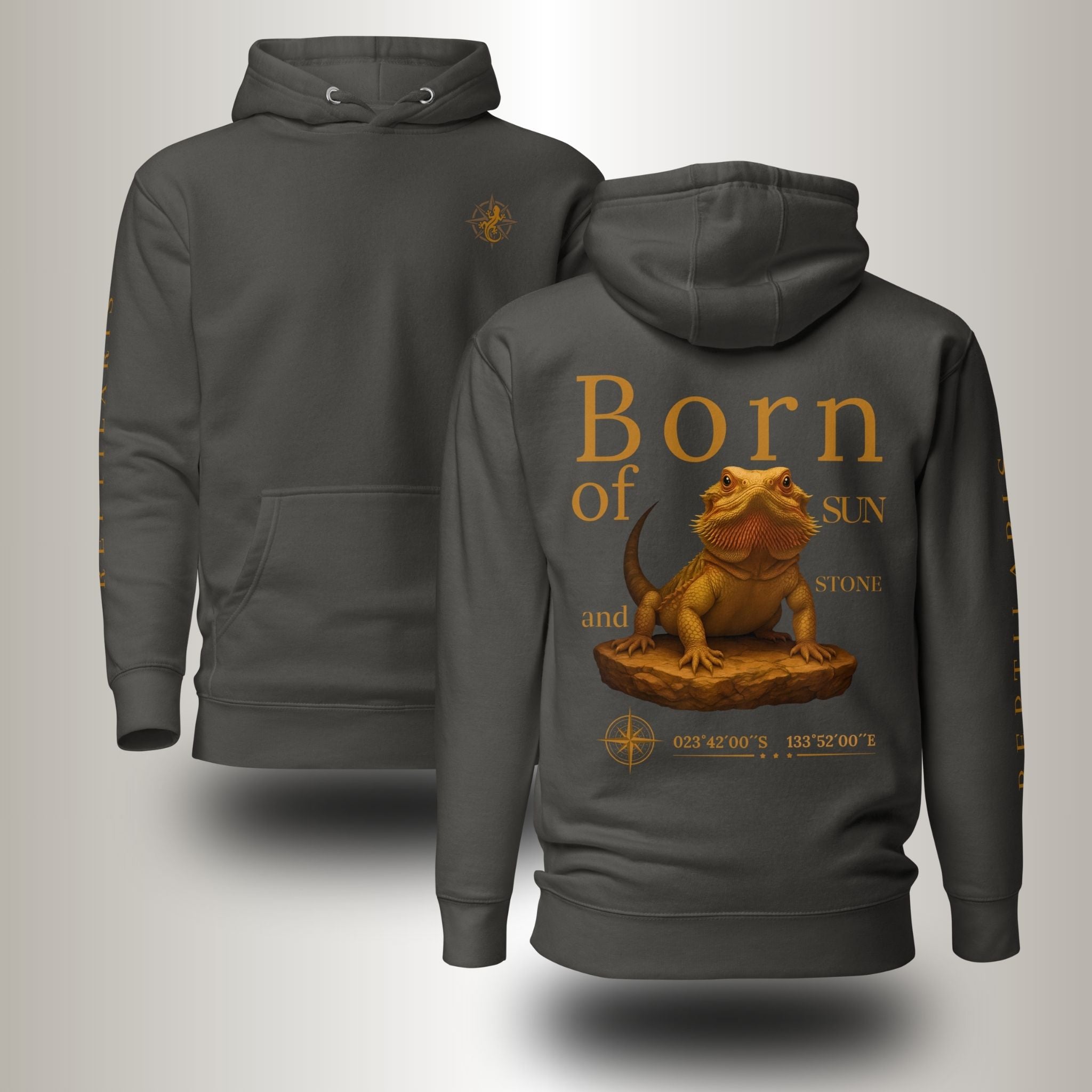 Hoodie Bartagame hell (Pogona vitticeps)