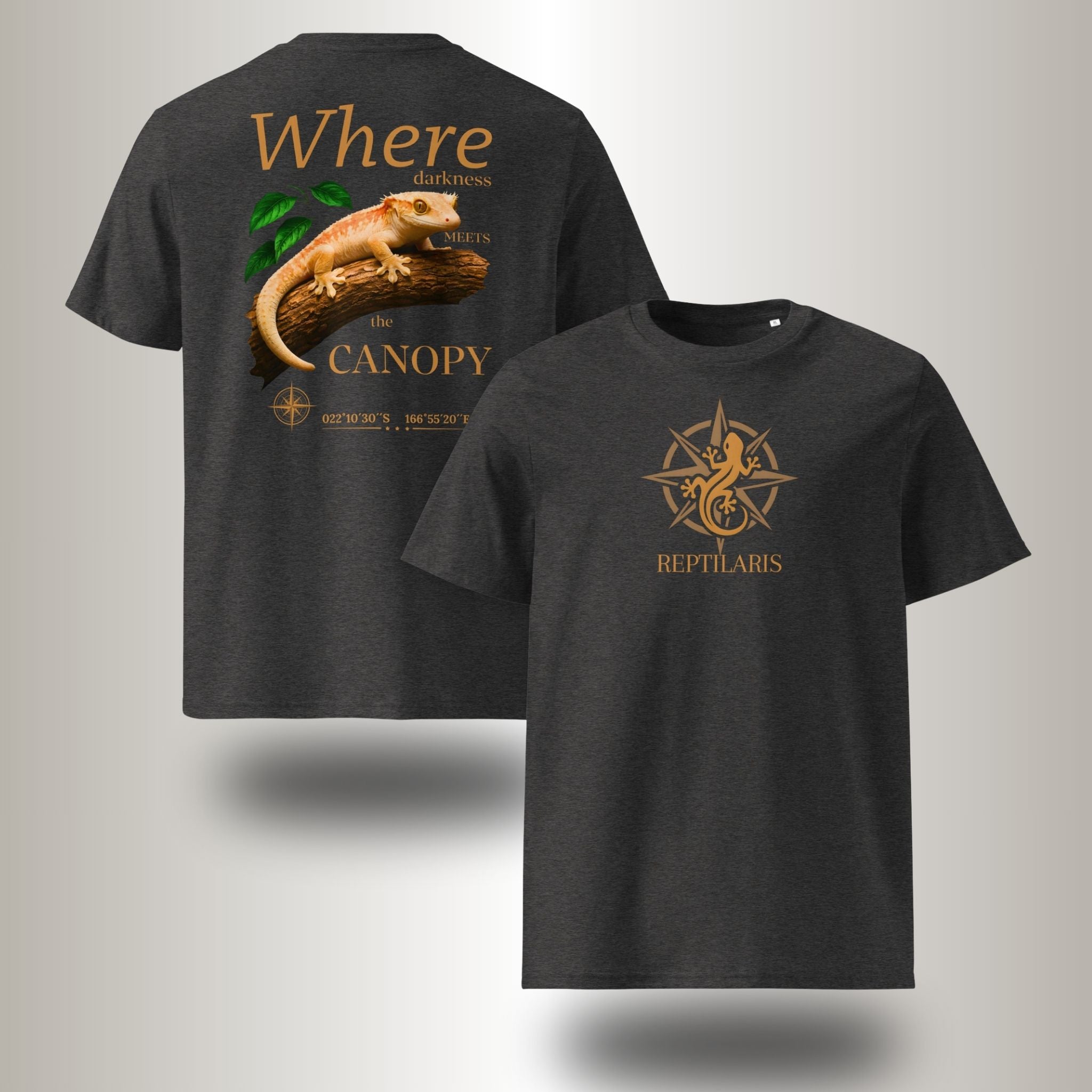 T-Shirt Kronengecko hell(Correlophus ciliatus)