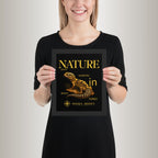 Poster mit Bilderrahmen Leopardgecko Variante 3 (Eublepharis macularius)