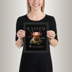 Affiche avec cadre photo Axolotl neutre (Ambystoma mexicanum)