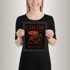 Affiche avec cadre photo : Caméléon panthère rouge (Furcifer pardalis)