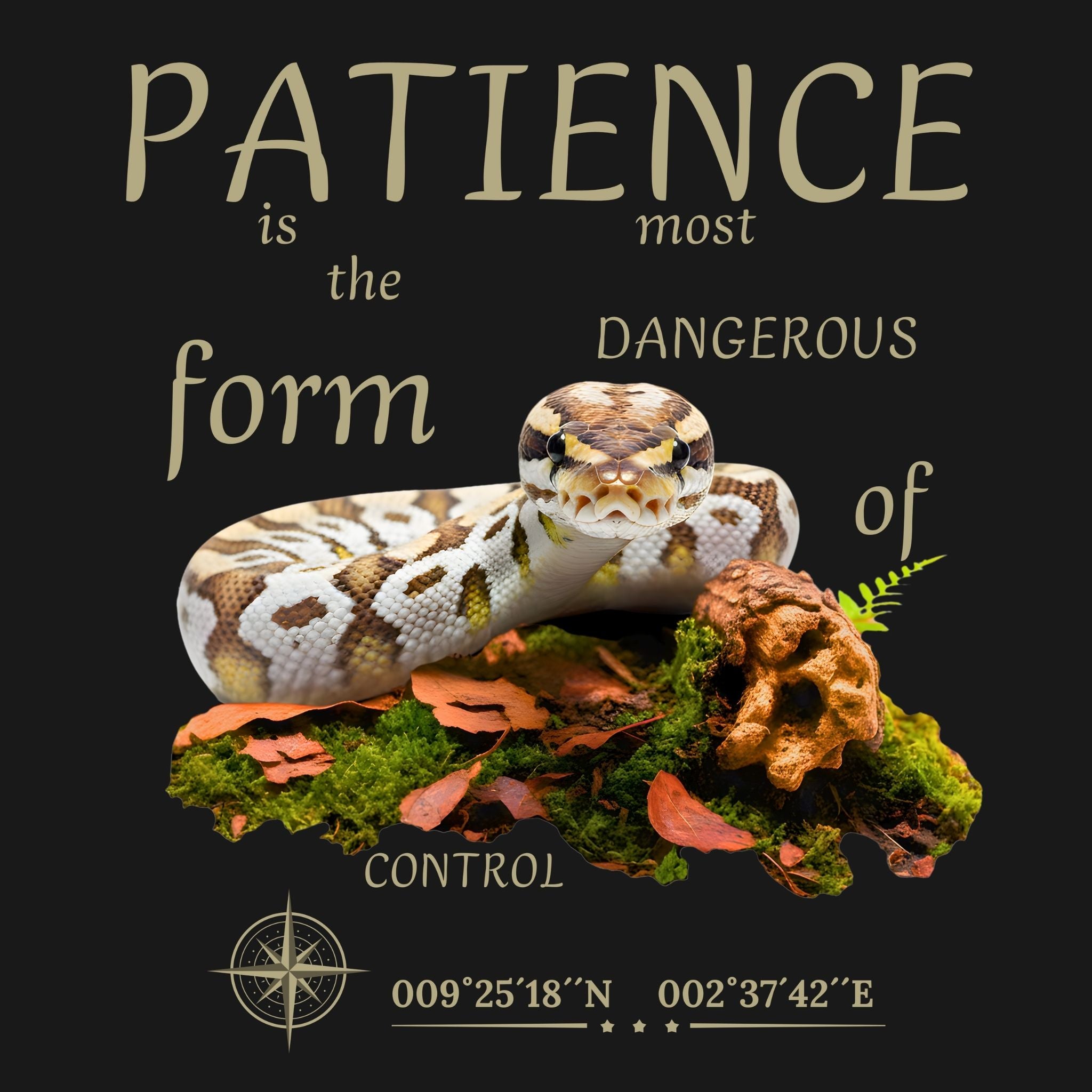 T-Shirt Königsphyton hell (Python regius)