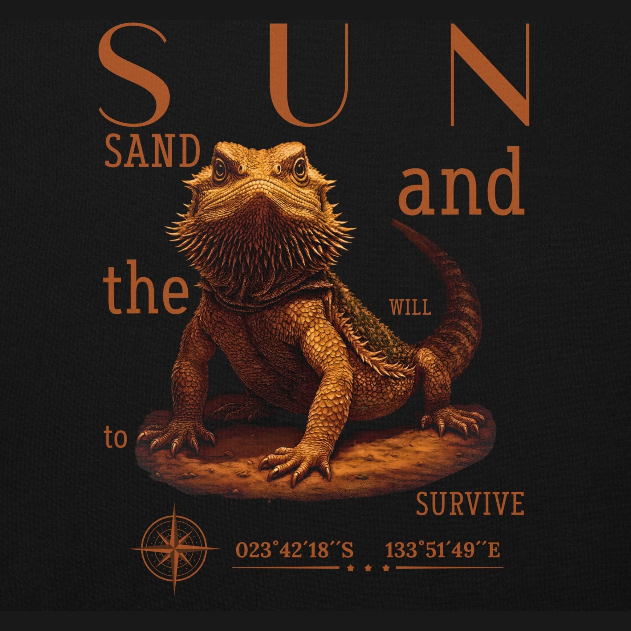 T-Shirt Bartagame 2 (Pogona vitticeps)