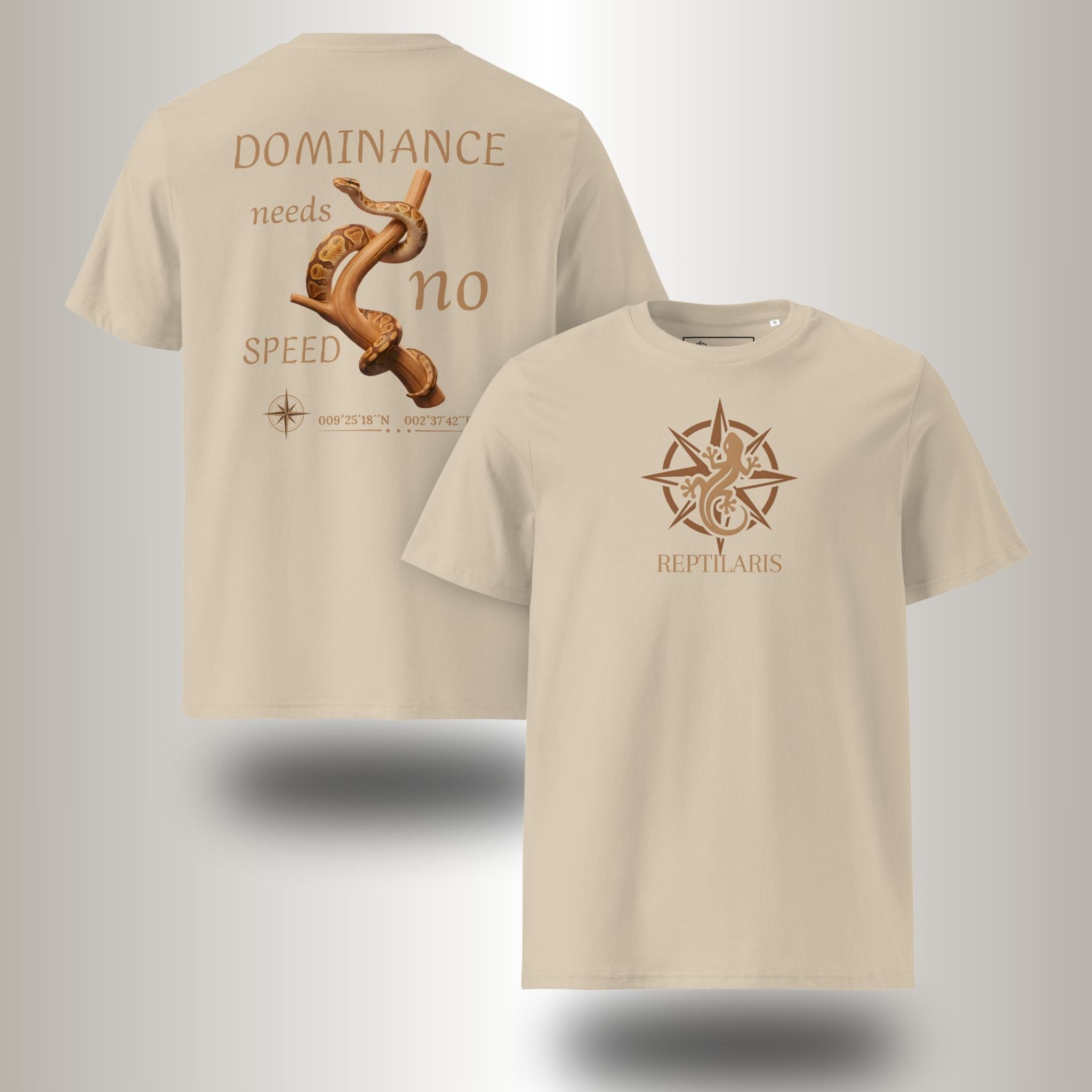 T-Shirt Königsphyton braun (Python regius)