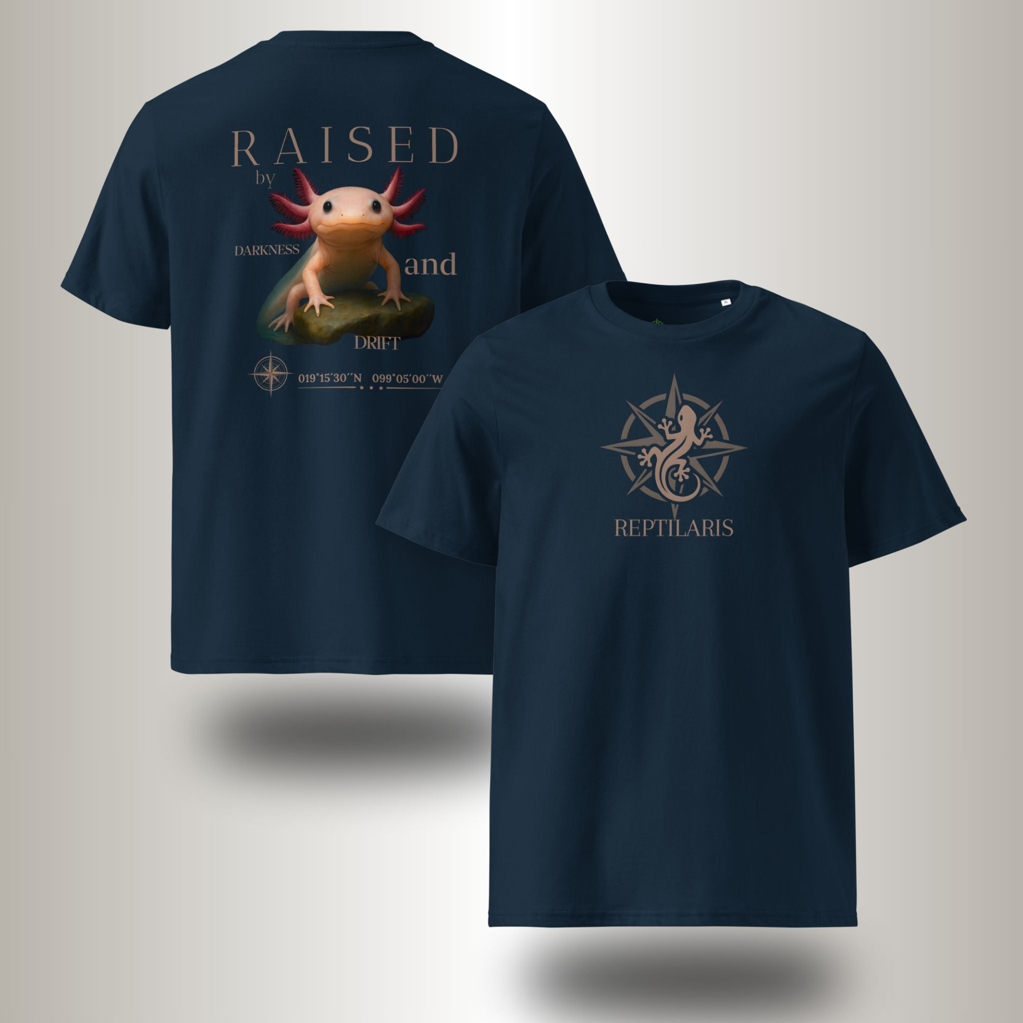 T-Shirt Axolotl neutral (Ambystoma mexicanum)