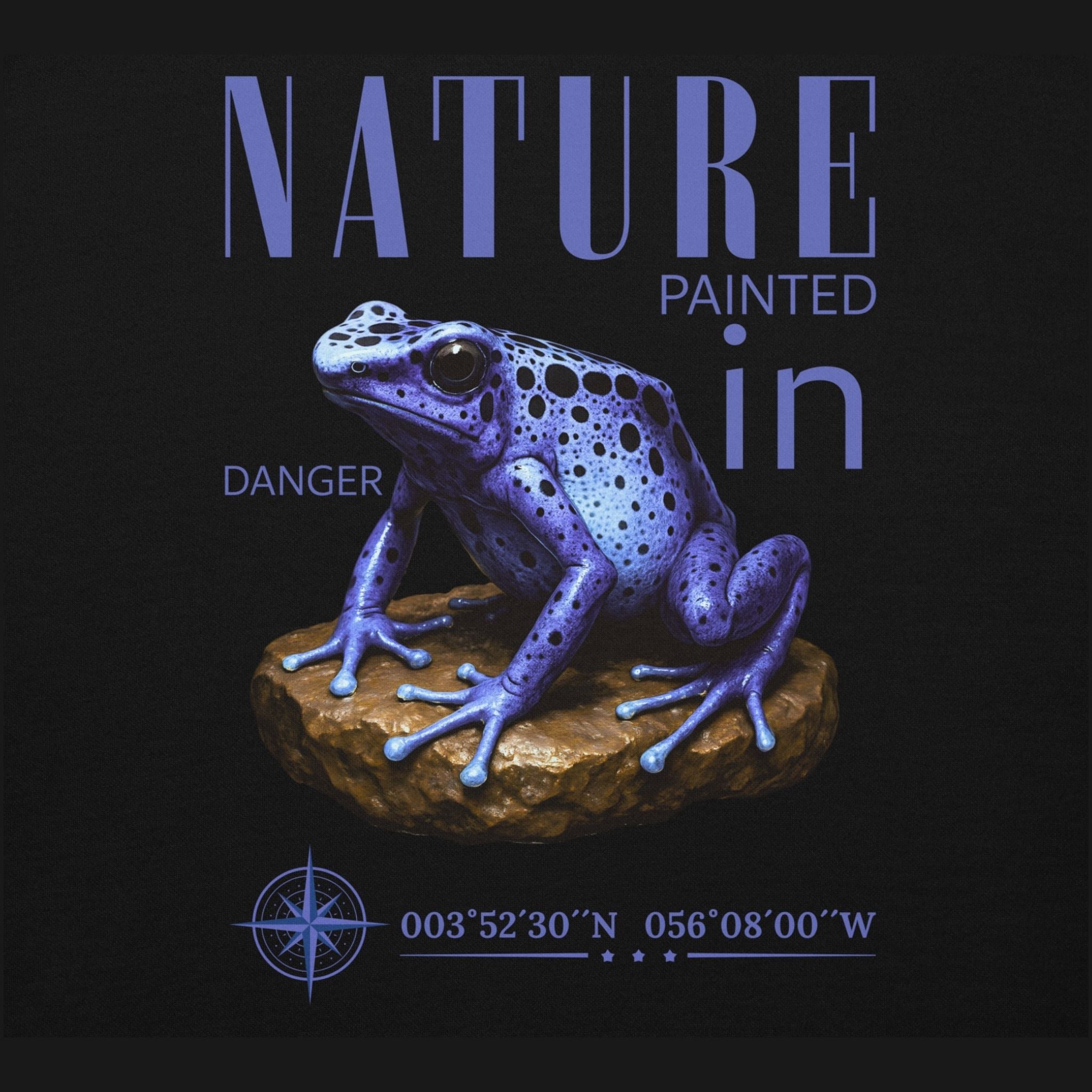 Hoodie poison dart frog (Dendrobates tinctorius “azureus”)