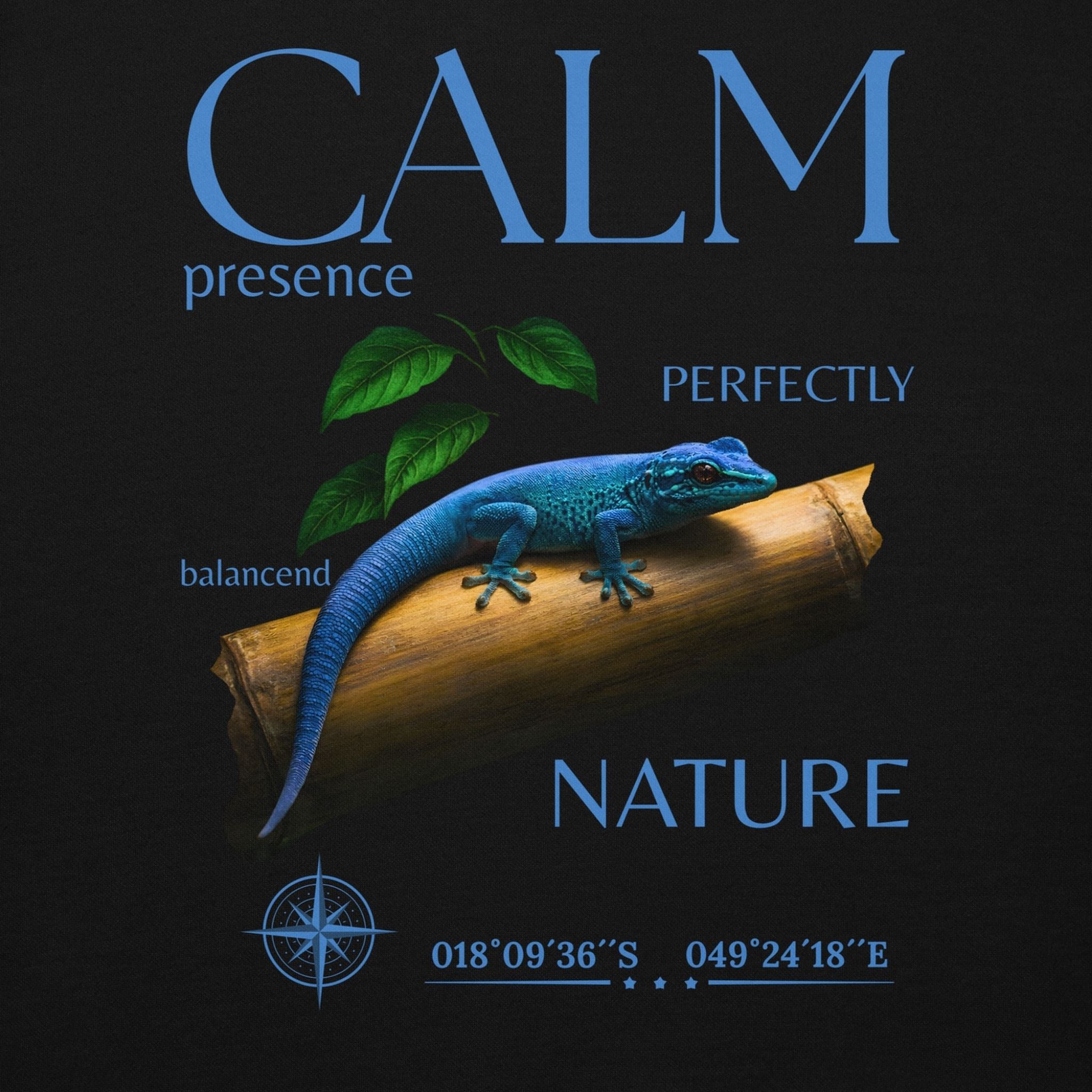 T-shirt Gecko diurne nain bleu ciel (Lygodactylus williamsi)