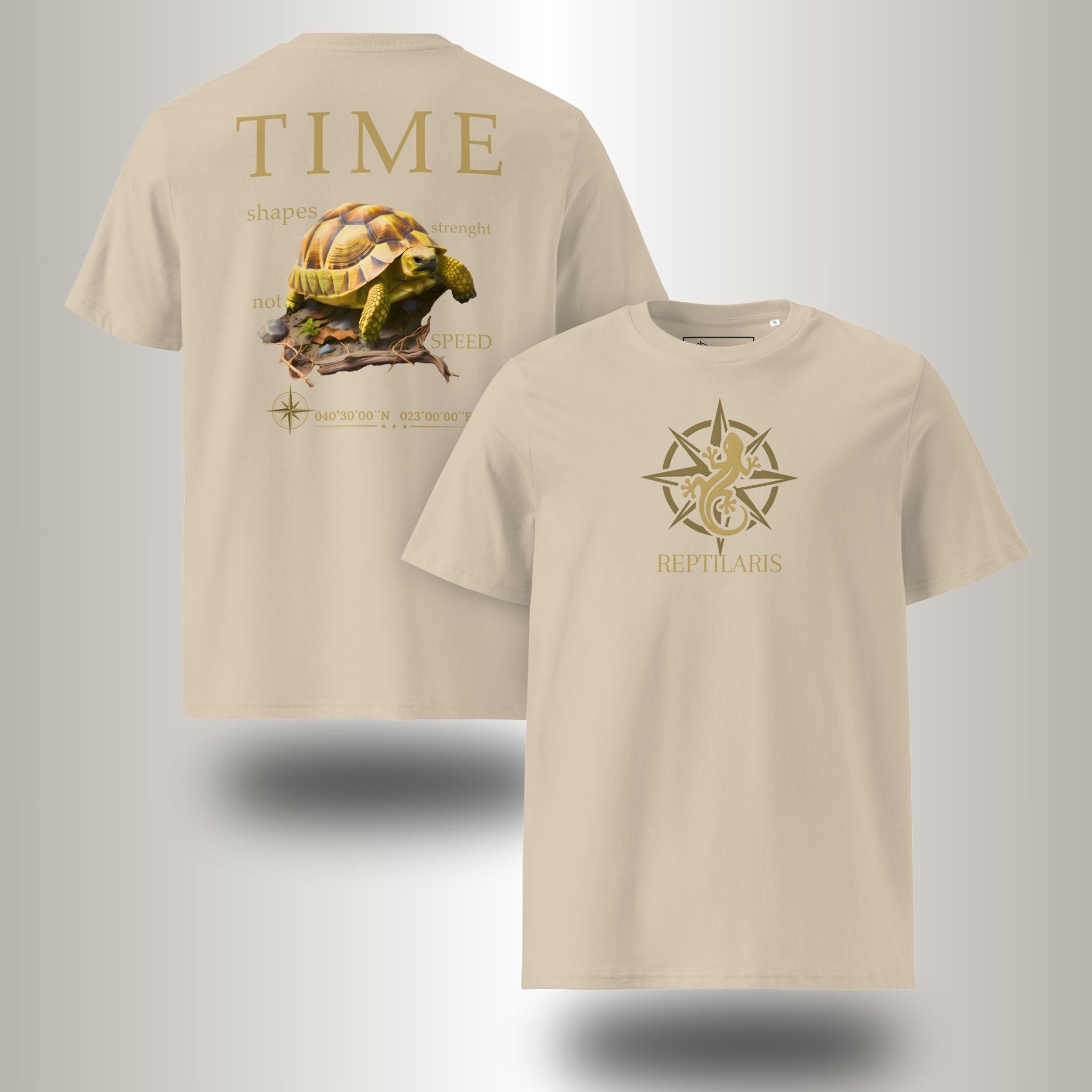 T-Shirt Griechische Landschildkröte hell (Testudo hermanni)