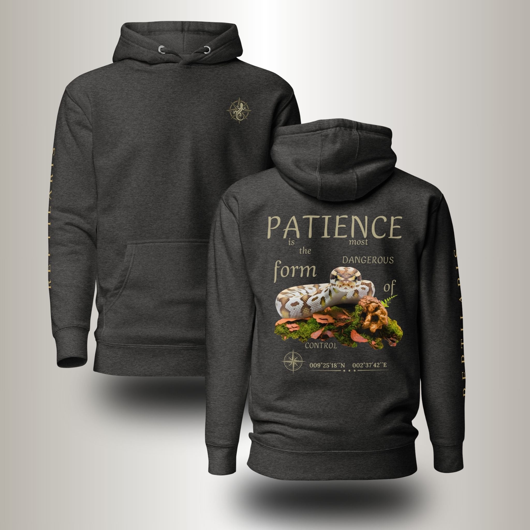 Hoodie Königsphyton hell (Python regius)