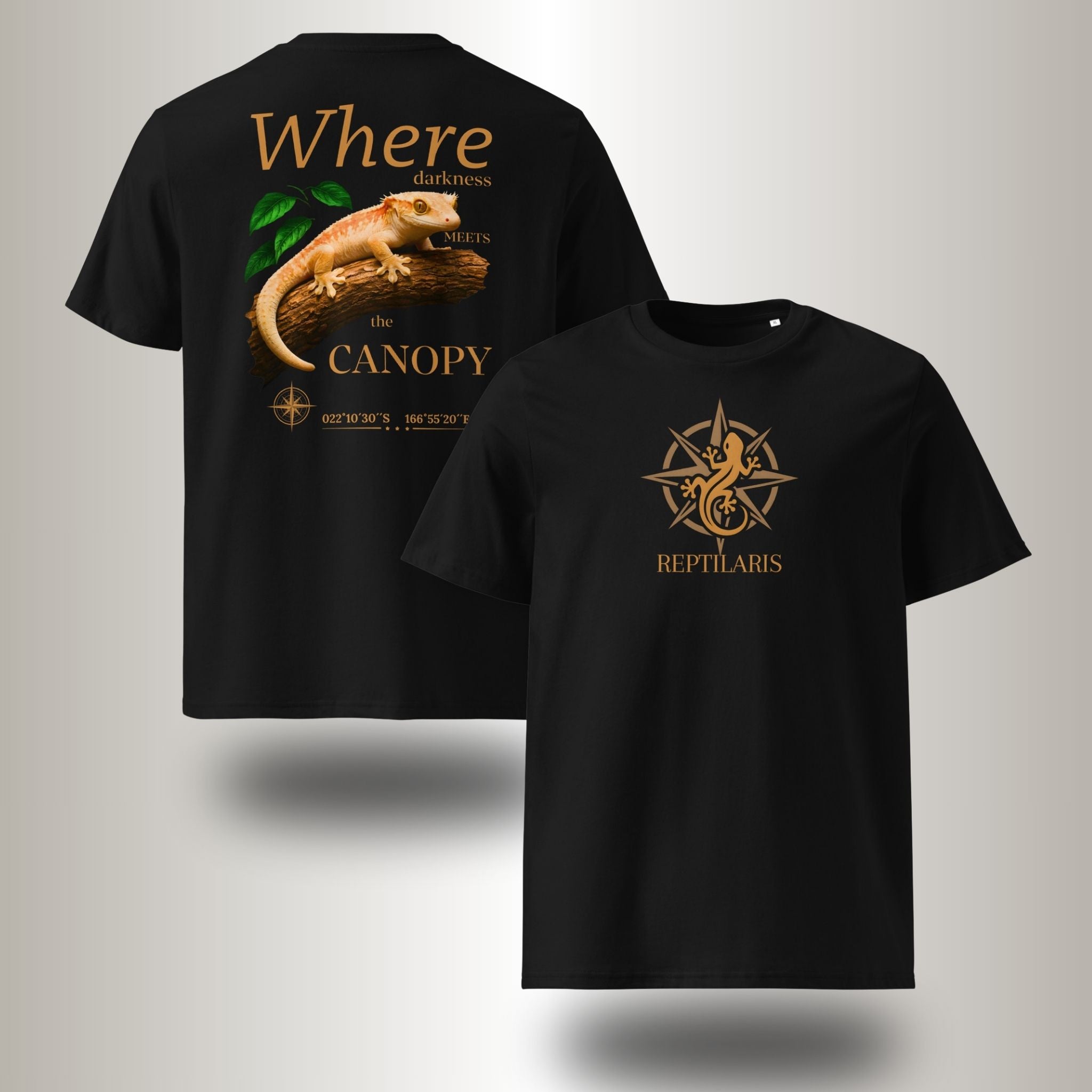 T-Shirt Kronengecko hell(Correlophus ciliatus)