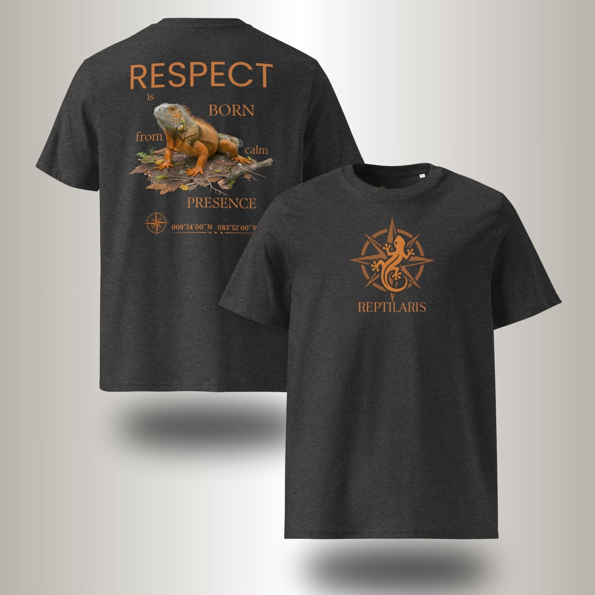 T-Shirt Orangener Leguan (Iguana iguana)