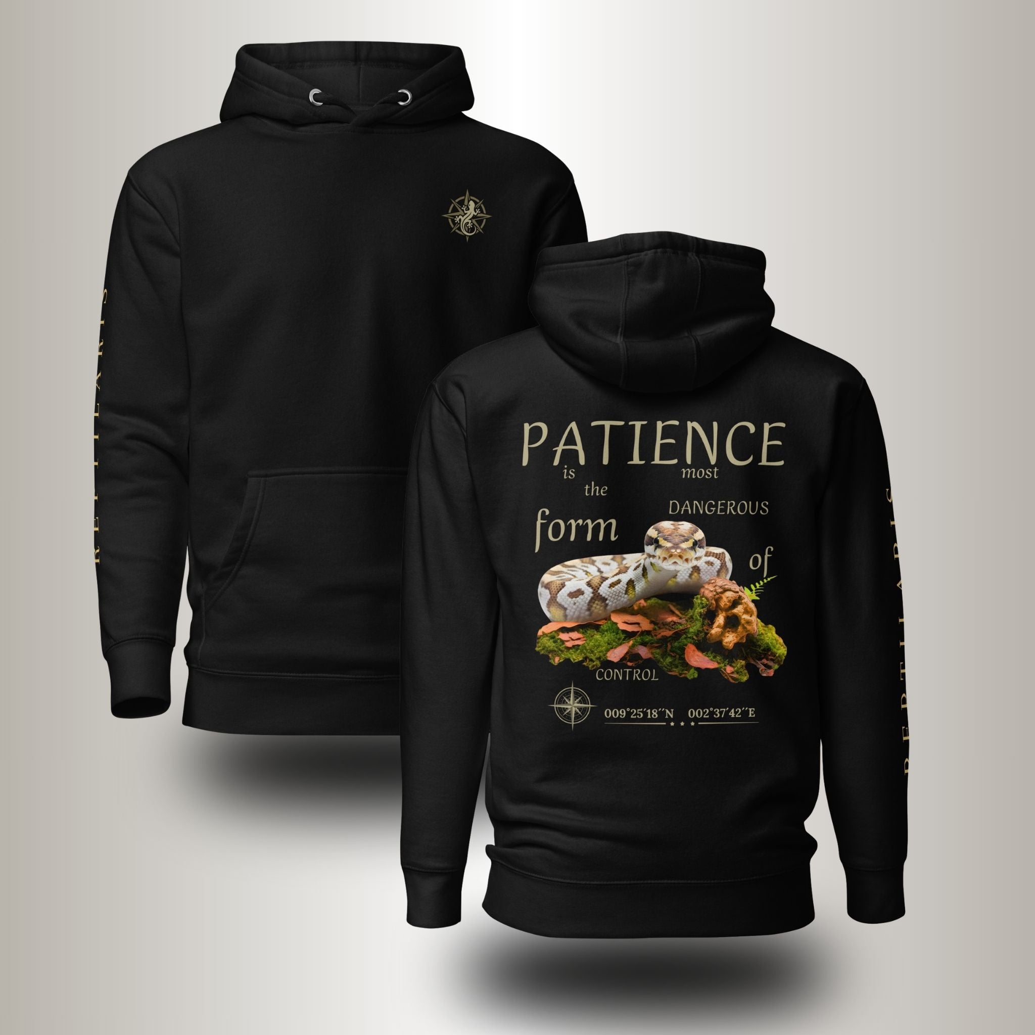 Hoodie Königsphyton hell (Python regius)