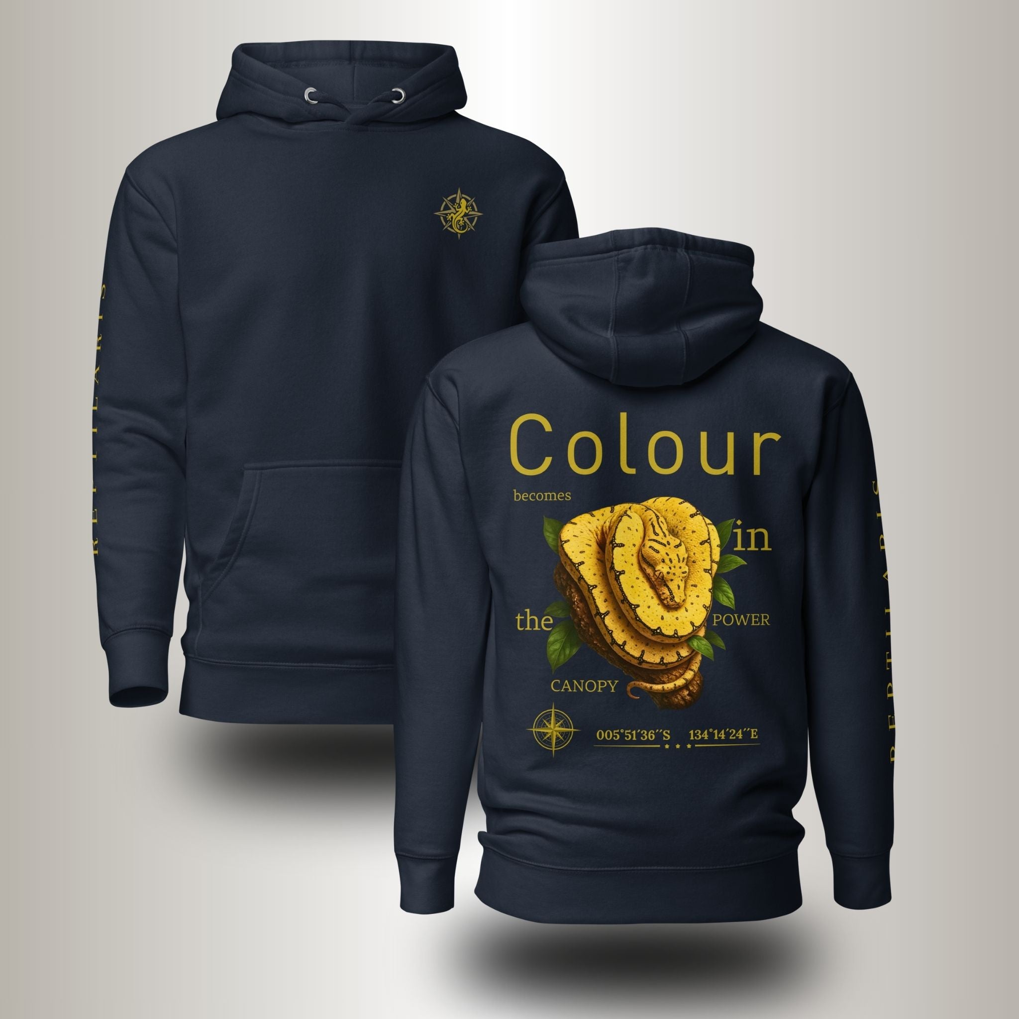 Hoodie Baumpython Gelb (Morelia viridis)