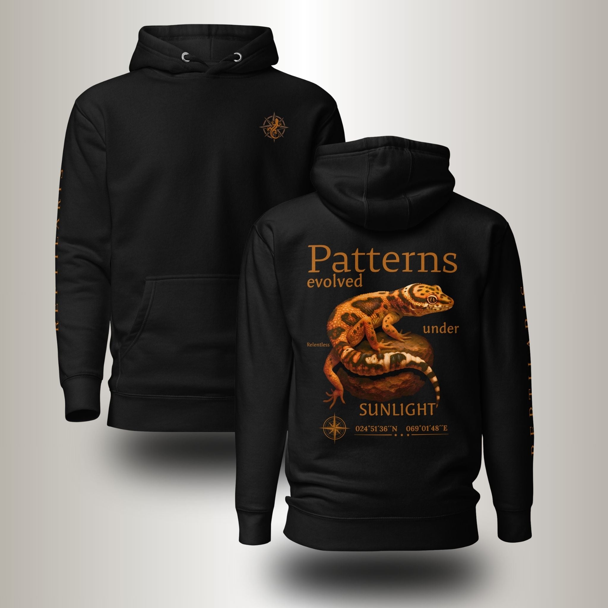 Hoodie Leopardgecko Stein (Eublepharis macularius)