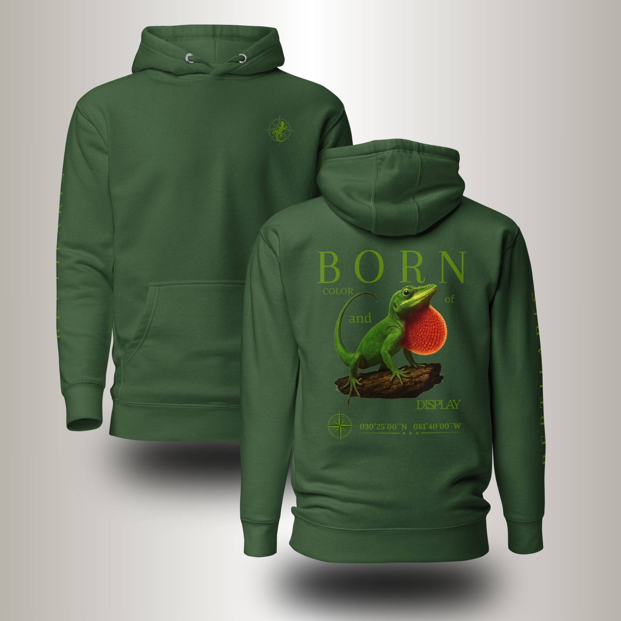 Hoodie Rotkehl-Anolis (Anolis carolinensis)