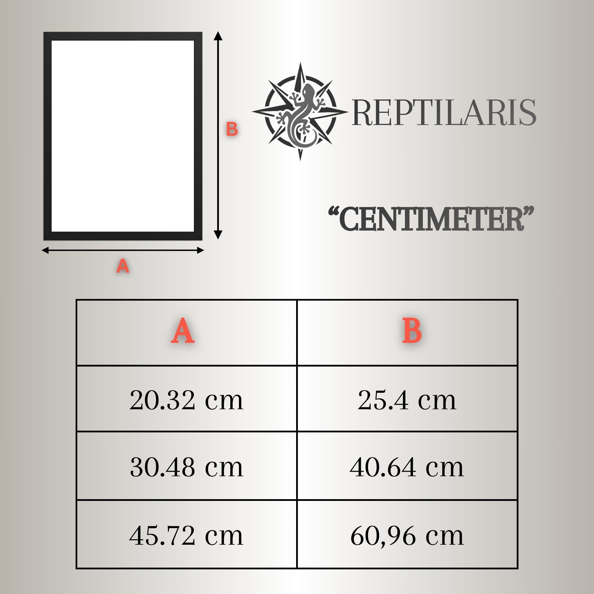 Poster mit Bilderrahmen Bartagame Variante 2 (Pogona vitticeps)