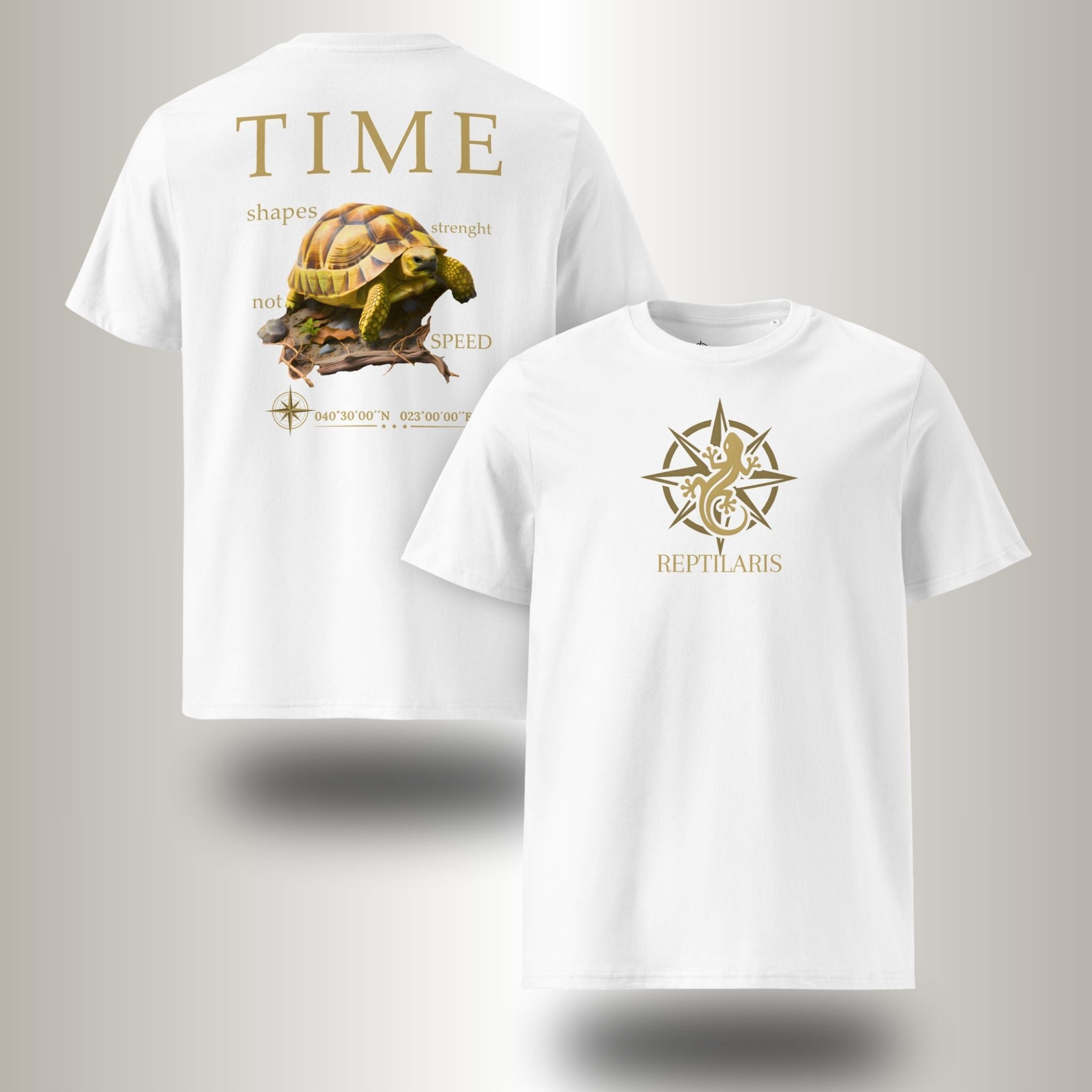 T-Shirt Griechische Landschildkröte hell (Testudo hermanni)