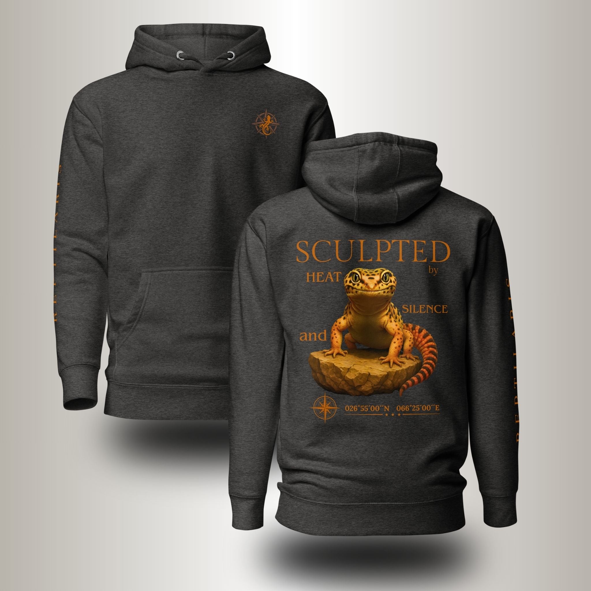 Hoodie Leopardgecko Orange (Eublepharis macularius)