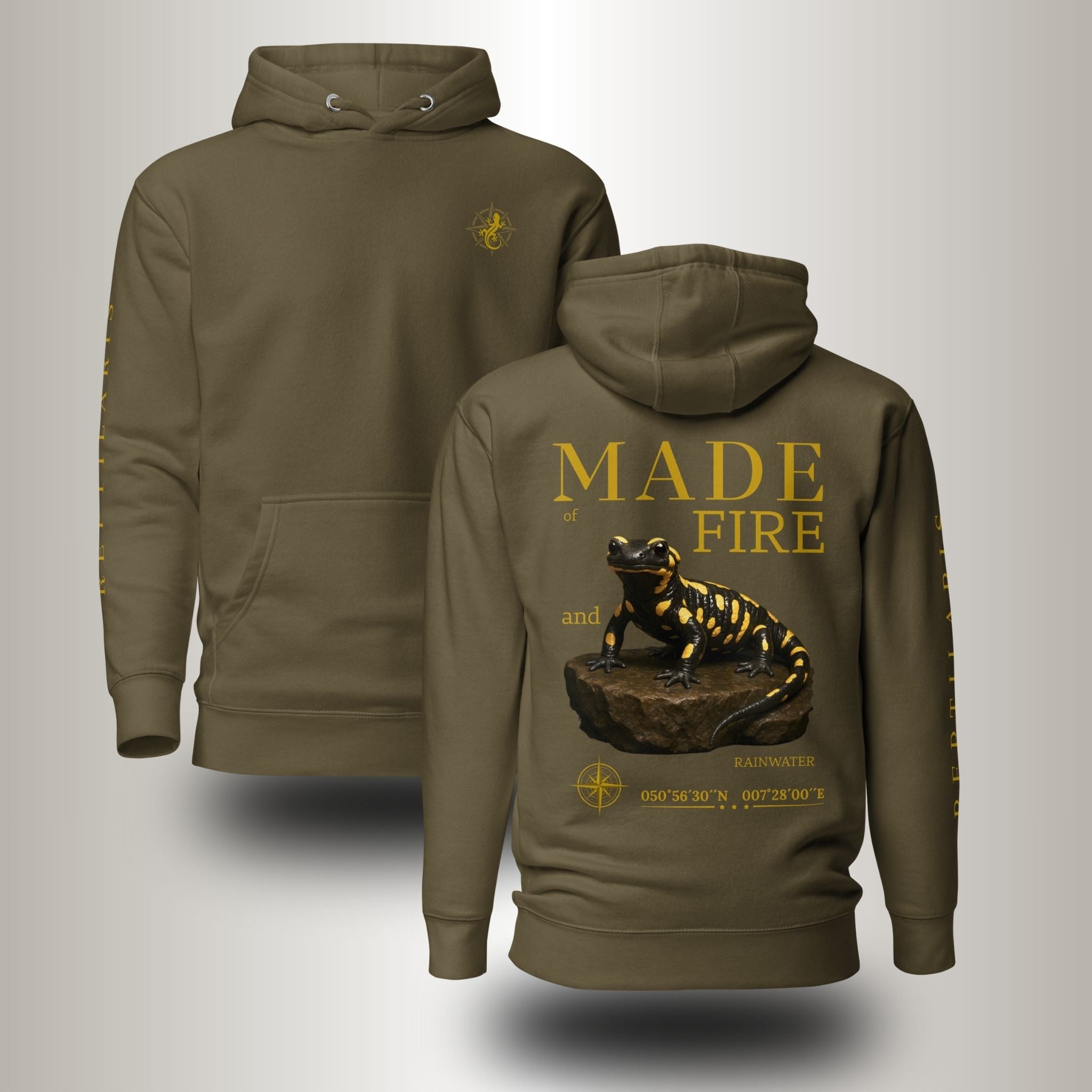 Hoodie Feuersalamander (Salamandra salamandra)