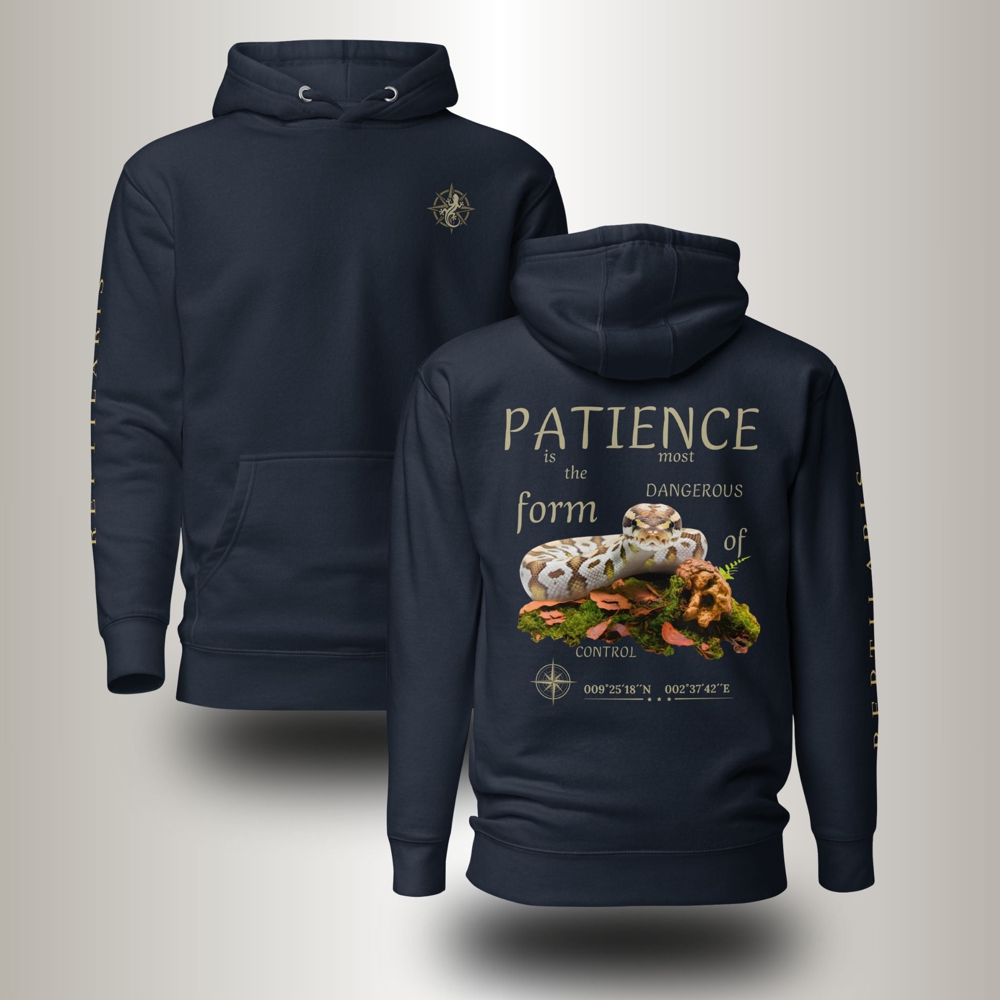 Hoodie Königsphyton hell (Python regius)