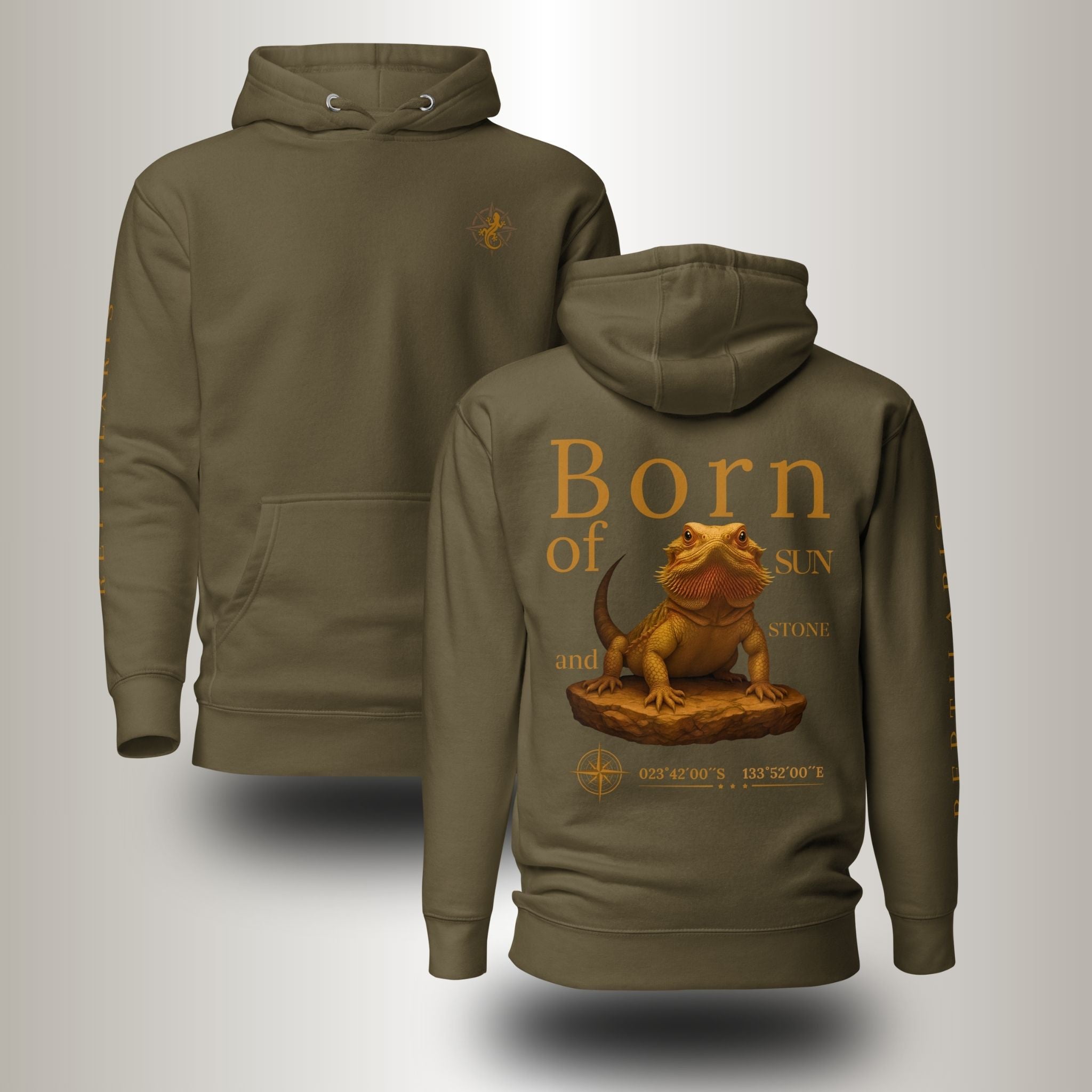 Hoodie Bartagame hell (Pogona vitticeps)